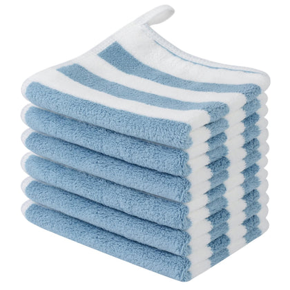 SINLAND Microfiber Facial Cloths 12x12inch pack front view