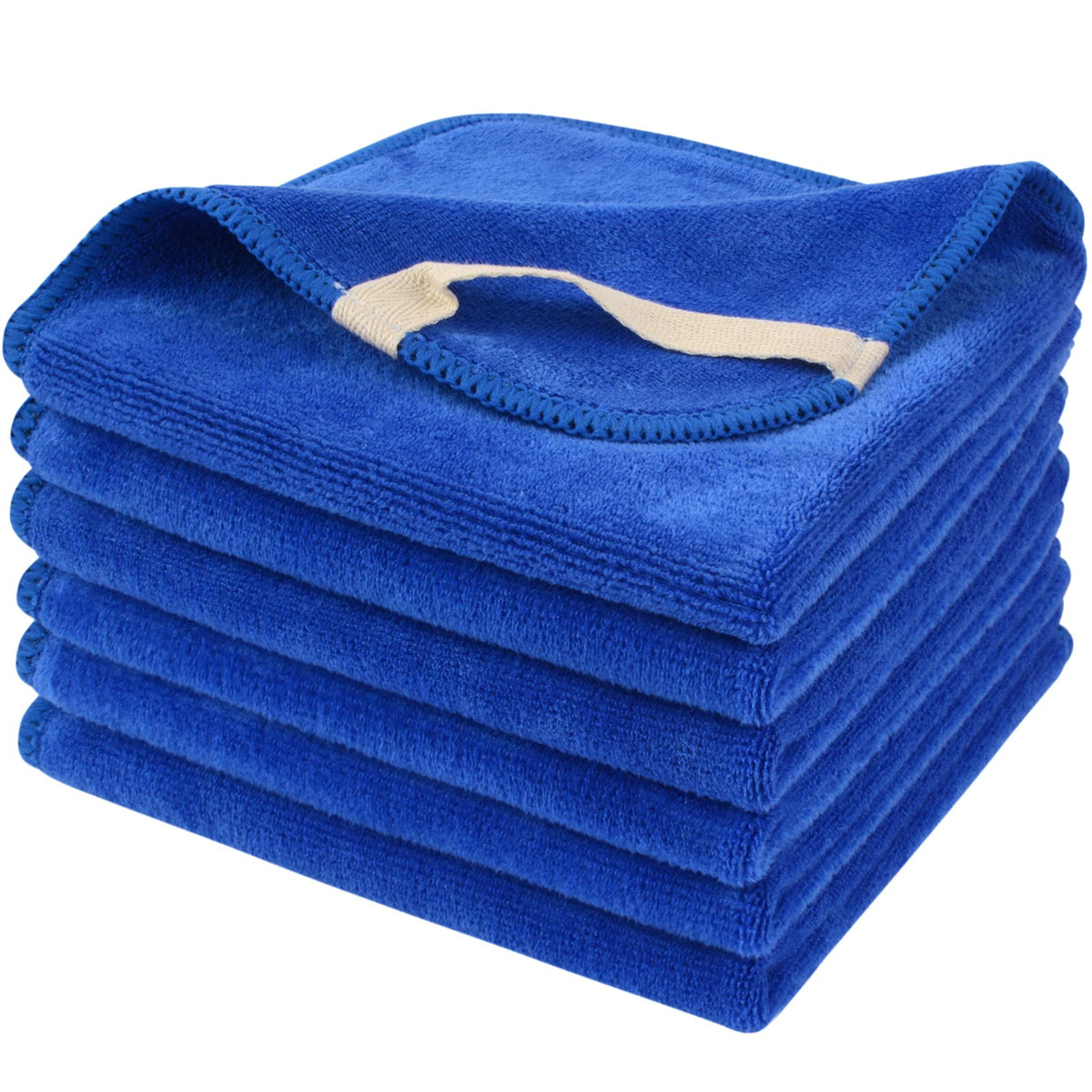 SINLAND Microfiber Facial Cloths blue pack front view