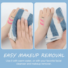 SINLAND Microfiber Facial Cloths folded neatly