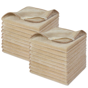 SINLAND Microfiber Facial Cloths front view, 12x12 inch size