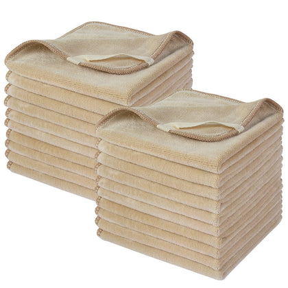SINLAND Microfiber Facial Cloths front view, 12x12 inch size
