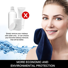 SINLAND Microfiber Facial Cloths in bathroom setting