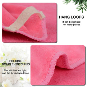 SINLAND Microfiber Facial Cloths showing fast drying feature