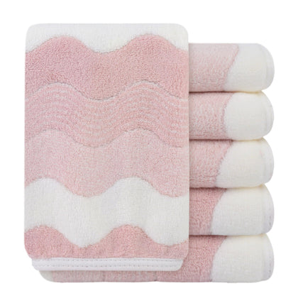 SINLAND Ultra Soft Coral Velvet Face Towel front view