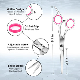 Sirabe hair scissors and thinning shears set