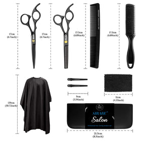 Sirabe precision micro serrated scissors in the set
