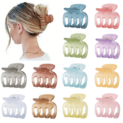 Sisiaipu 12Pcs Hair Clips set in assorted colours