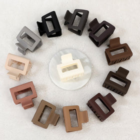 Sisiaipu 2 Inch Medium Hair Claw Clips in various colours