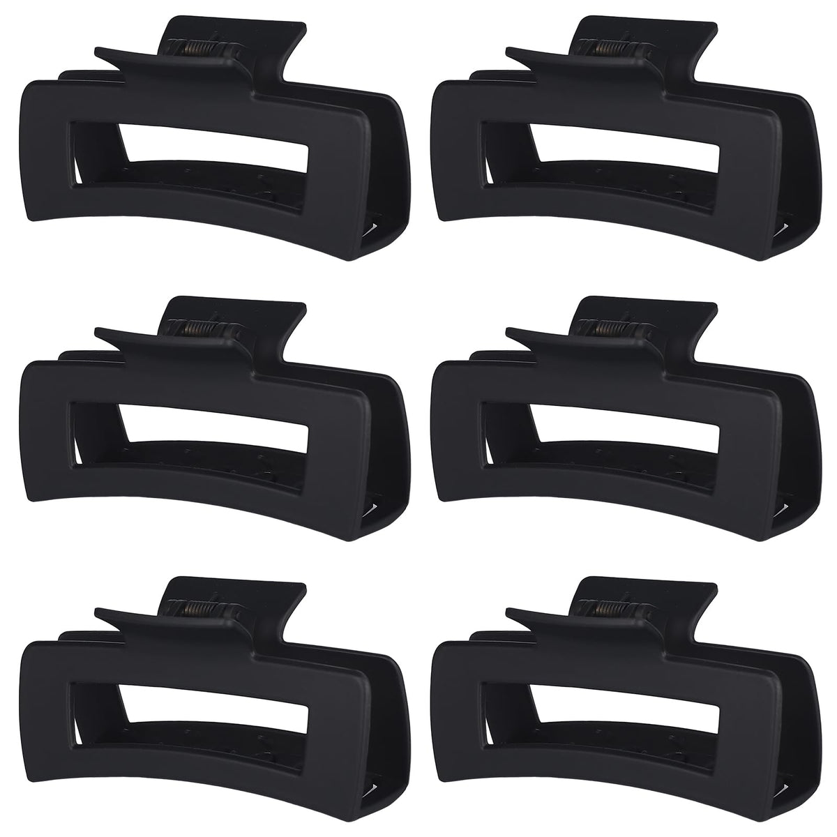 Sisiaipu 4 Inch Large Hair Claw Clips in assorted colours front view