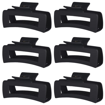 Sisiaipu 4 Inch Large Hair Claw Clips in assorted colours front view