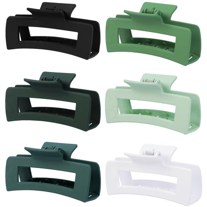 Sisiaipu 4 Inch Large Hair Claw Clips in Black