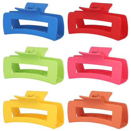 Sisiaipu 4 Inch Large Hair Claw Clips set in various colours