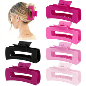 Sisiaipu 4 Inch Large Hair Claw Clips showing strong metal springs