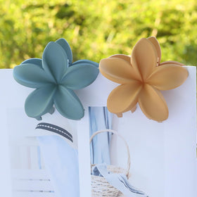 Sisiaipu Flower Hair Claw Clips packaging with six clips