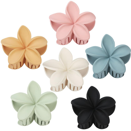 Sisiaipu Flower Hair Claw Clips set in various colours