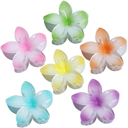 Sisiaipu Flower Hair Clips in assorted colours front view