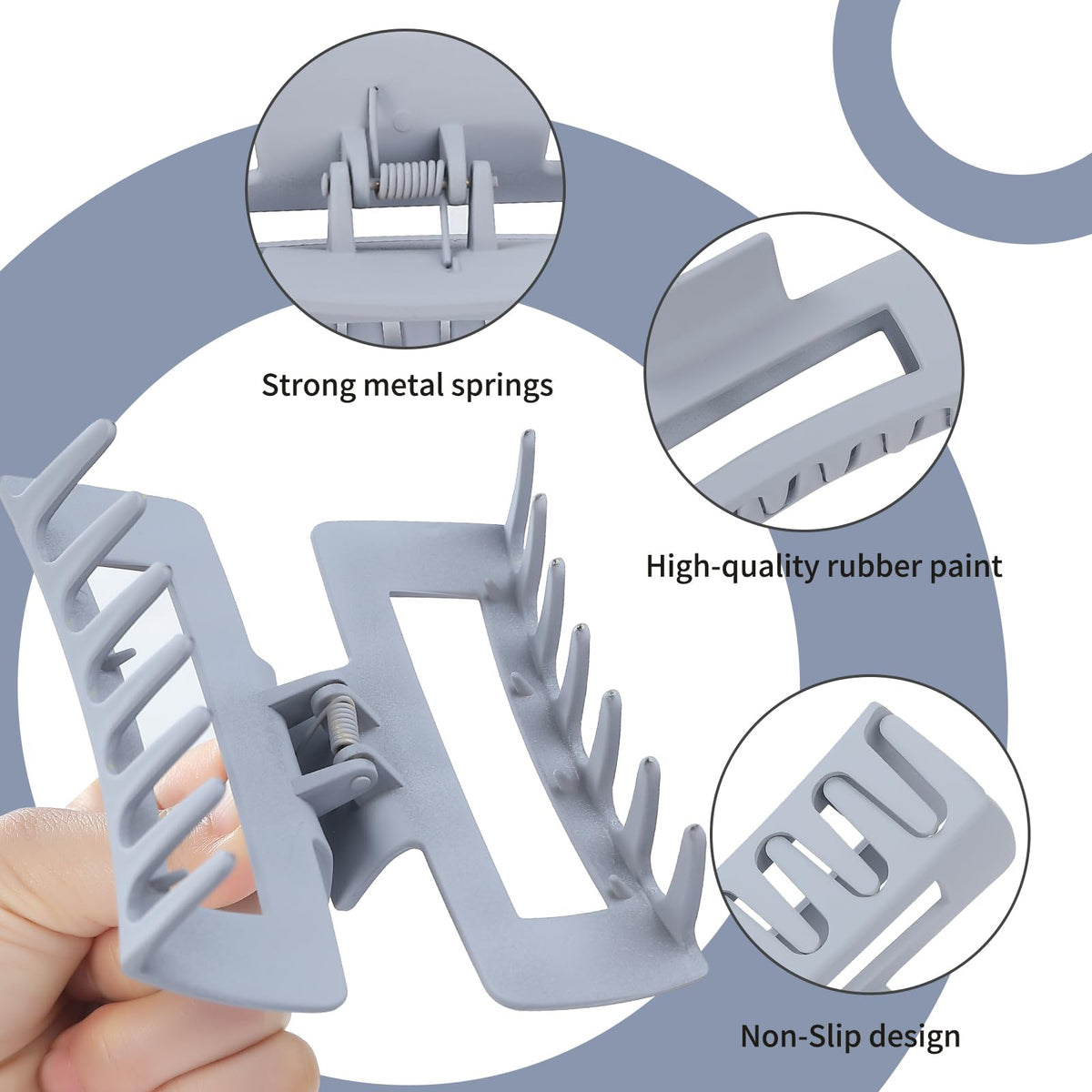 Sisiaipu hair claw clips used to hold thick hair