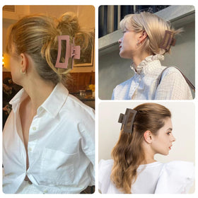 Sisiaipu Hair Clip being used while applying makeup
