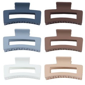 Sisiaipu Hair Clip packaging with all six colours