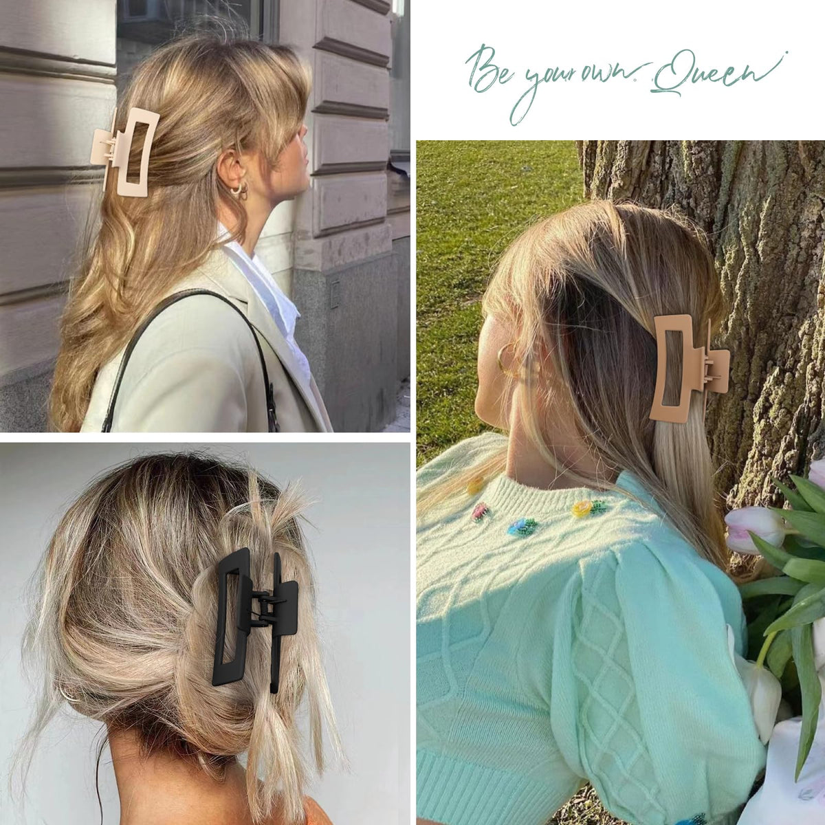 Sisiaipu Hair Clip set in packaging with all six colours visible
