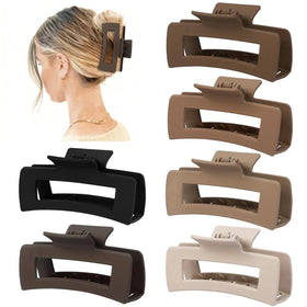 Sisiaipu hair clips being used to secure hair while applying makeup