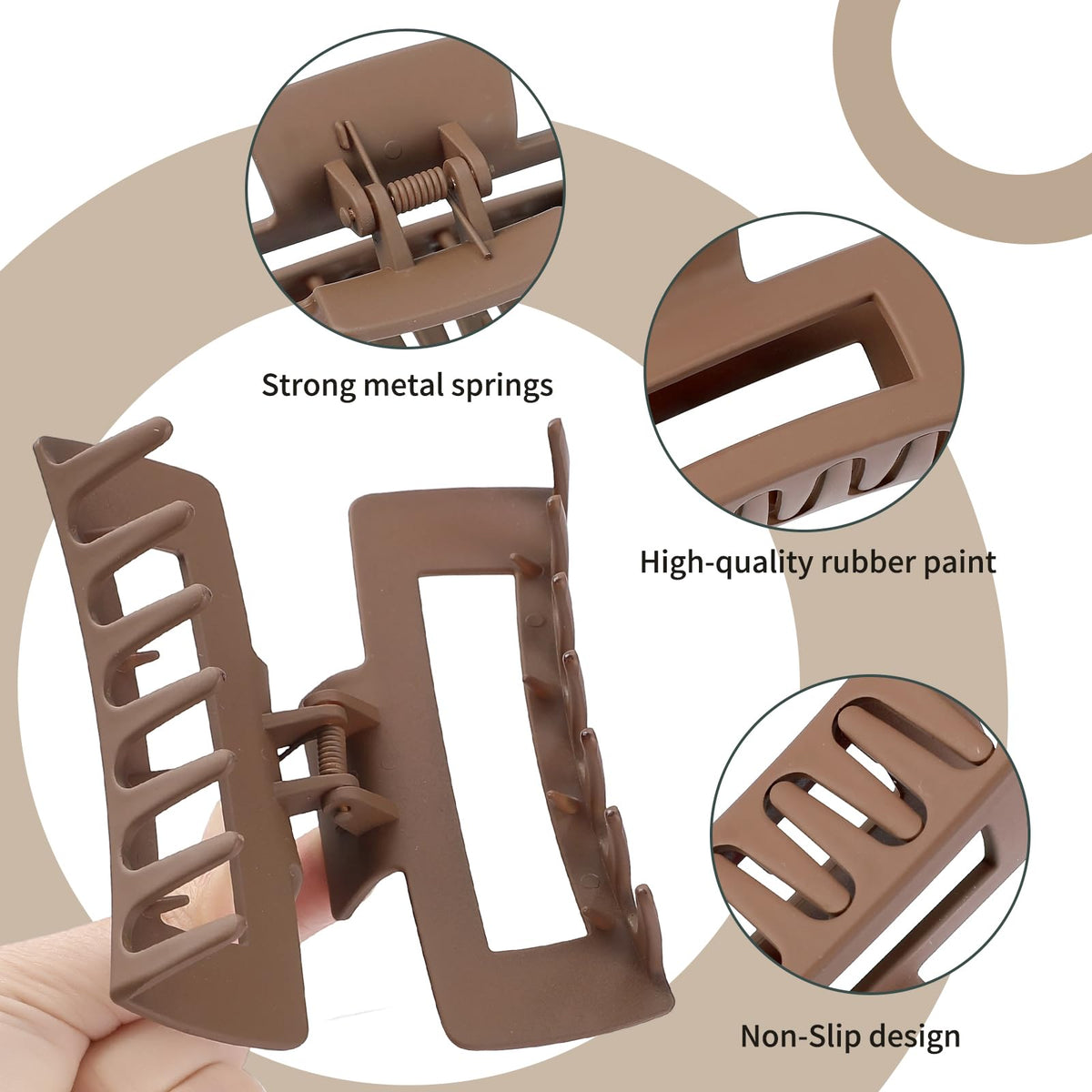 Sisiaipu hair clips set displayed with all six colours