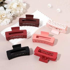 Sisiaipu Large Hair Claw Clips Cherry Red model