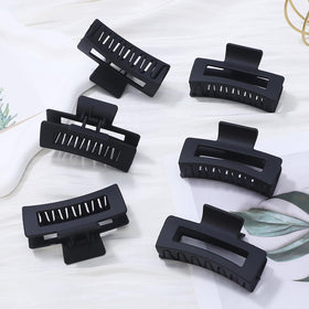 Sisiaipu Square Hair Clips arranged in a flat lay