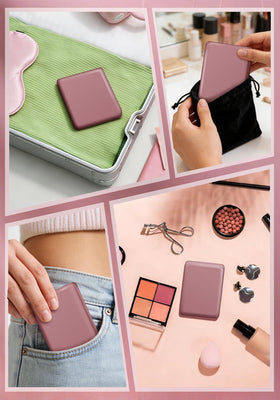 SisKokoro Compact Mirror demonstrating dimming feature