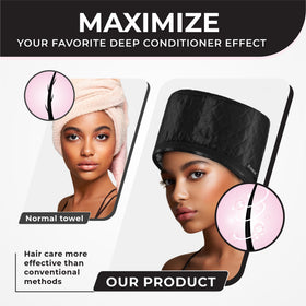 SISWOW Hair Steamer cap with adjustable straps