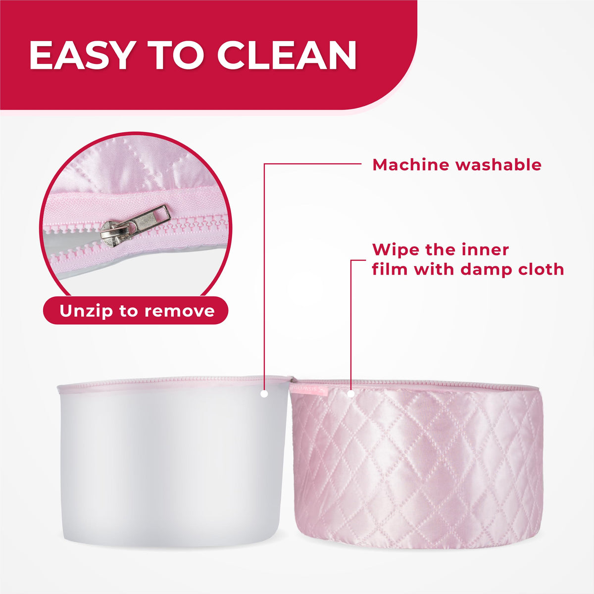 SISWOW Thermal Steamer Cap compact size for travel