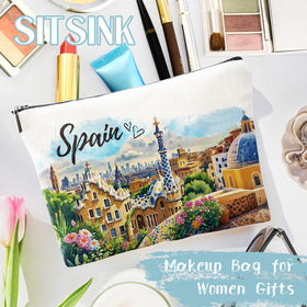 Sitsink Makeup Bag water-resistant fabric close-up