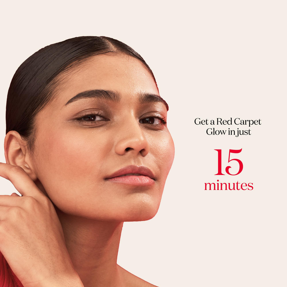 SK-II Facial Mask being applied to a face