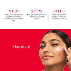 SK-II Skinpower Airy Face Cream 2.7 oz with floral background