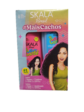 SKALA Expert Mais Cachos Shampoo and Conditioner Kit 325ml front view