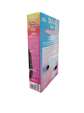 SKALA Expert Mais Cachos Shampoo and Conditioner Kit displayed with natural ingredients