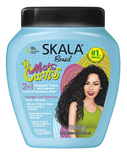 SKALA Mais Cachos 2 in 1 Conditioning Cream front view