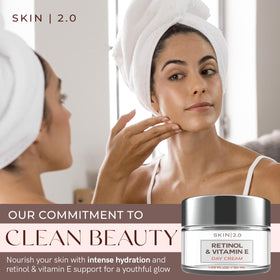 Skin 2.0 moisturiser packaging side view
