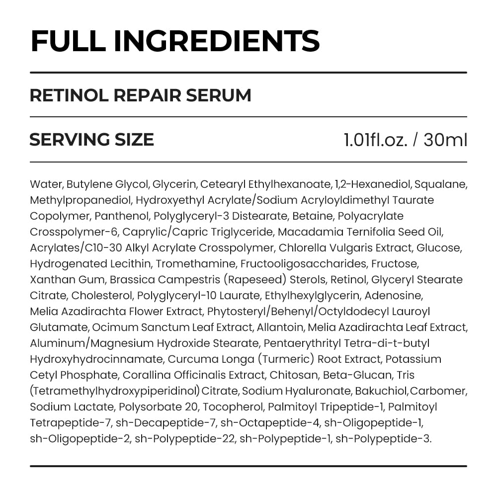 SKIN & LAB Retinol Repair Serum with natural ingredients