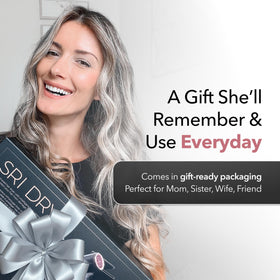 Skin Research Institute DryQ Smart Hair Dryer in use