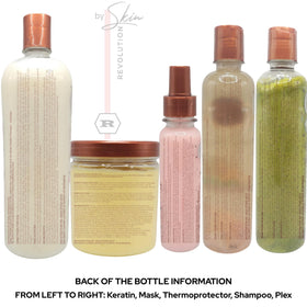 Skin Revolution Keratin kit packaging with ingredients list