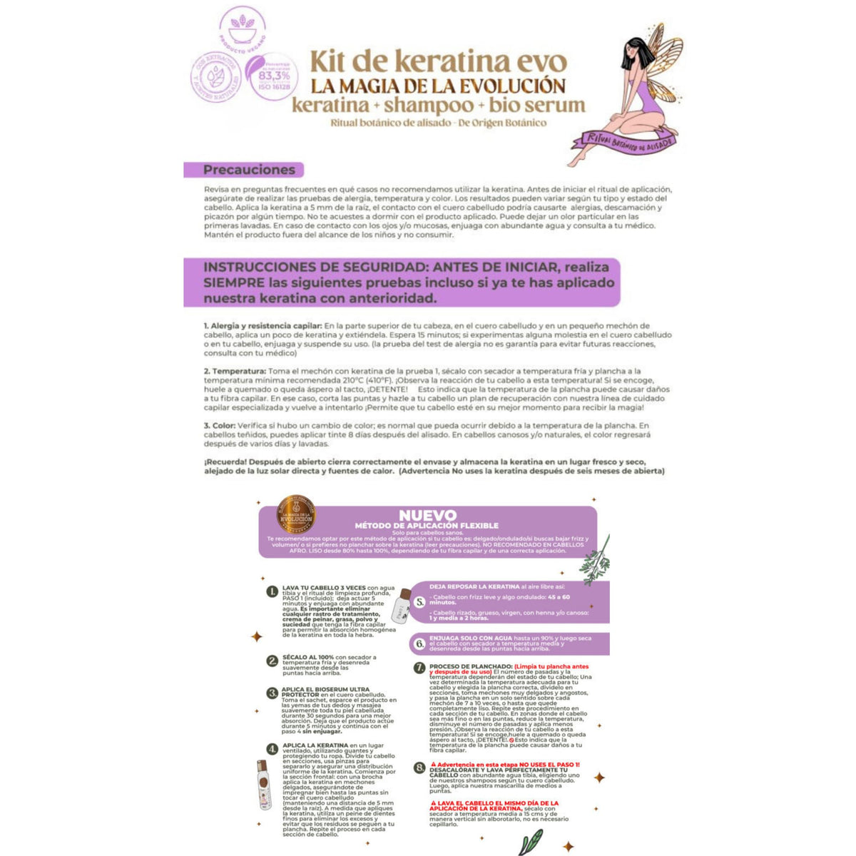 Skin Revolution Keratin results on smooth, shiny hair