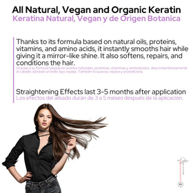 Skin Revolution Organic Keratin application on hair