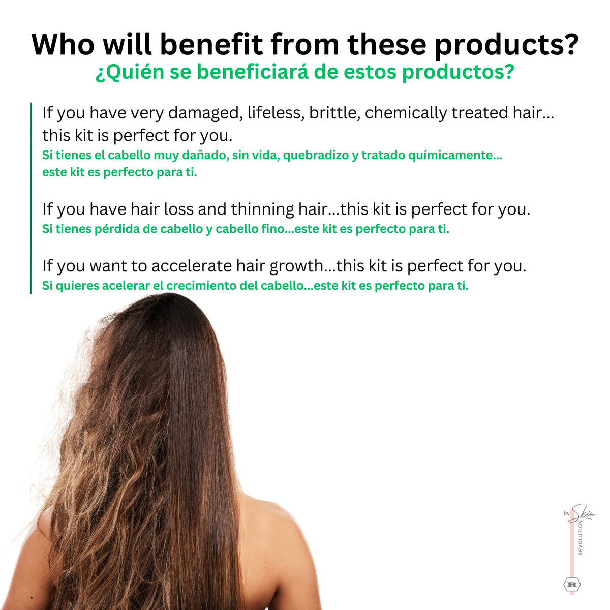 Skin Revolution Organic Keratin application process