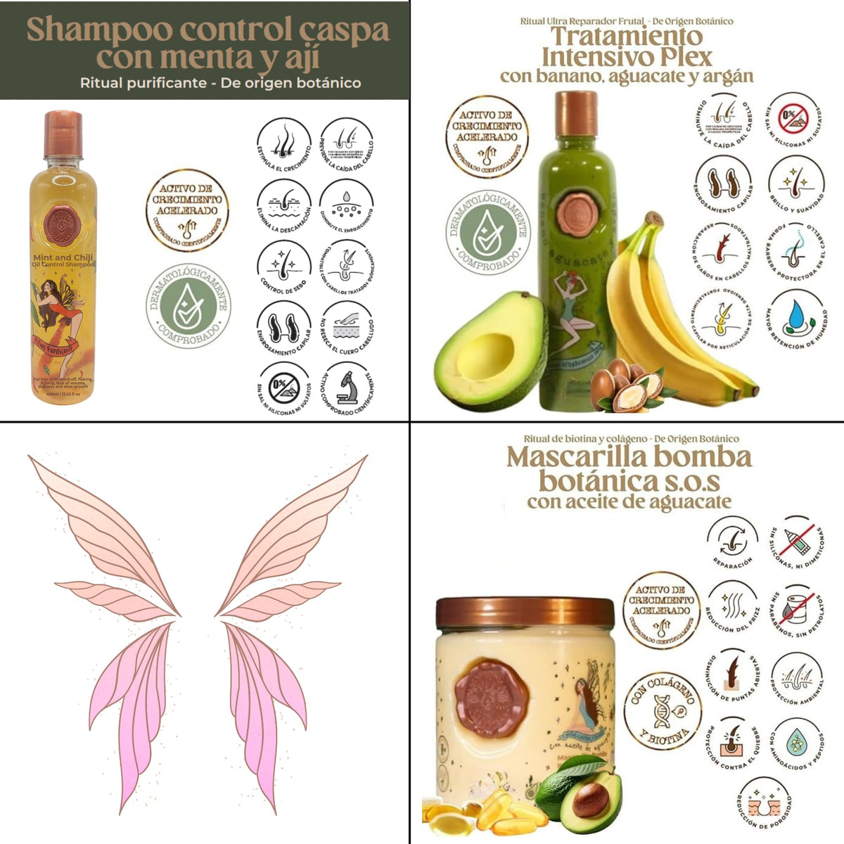Skin Revolution Organic Keratin ingredients close-up