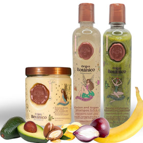 Skin Revolution Organic Keratin Kit components