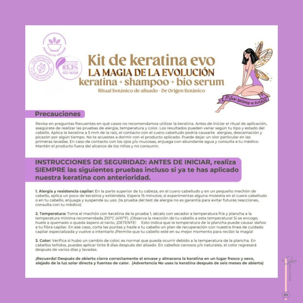 Skin Revolution Organic Keratin with natural oils