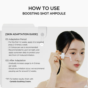 SKIN1004 ampoule with skincare routine products
