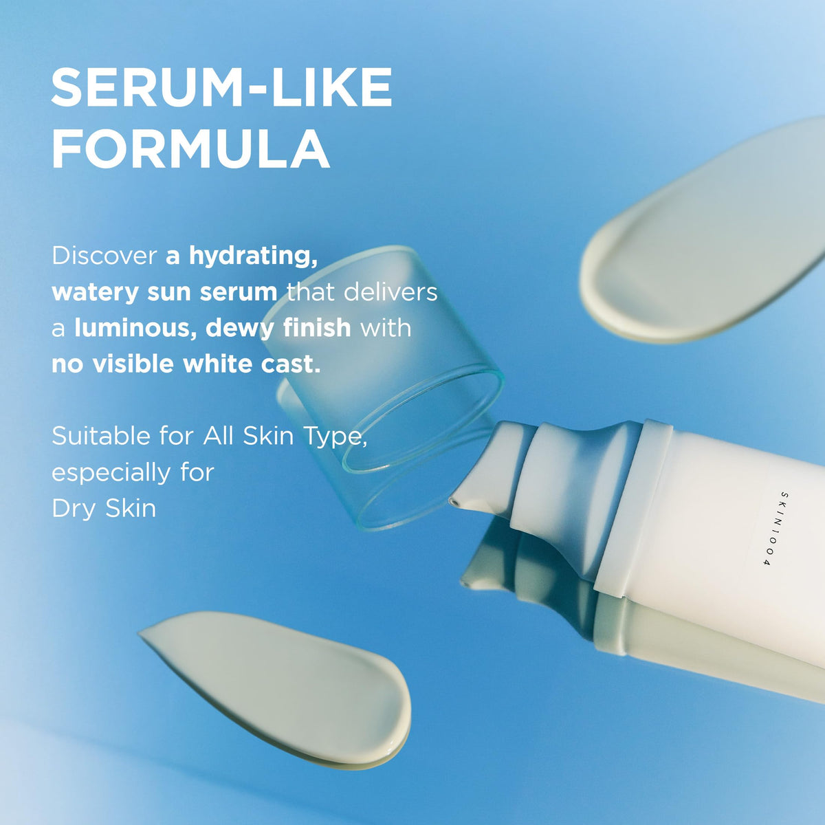 SKIN1004 Centella Hyalu-Cica Sun Serum packaging with ingredients