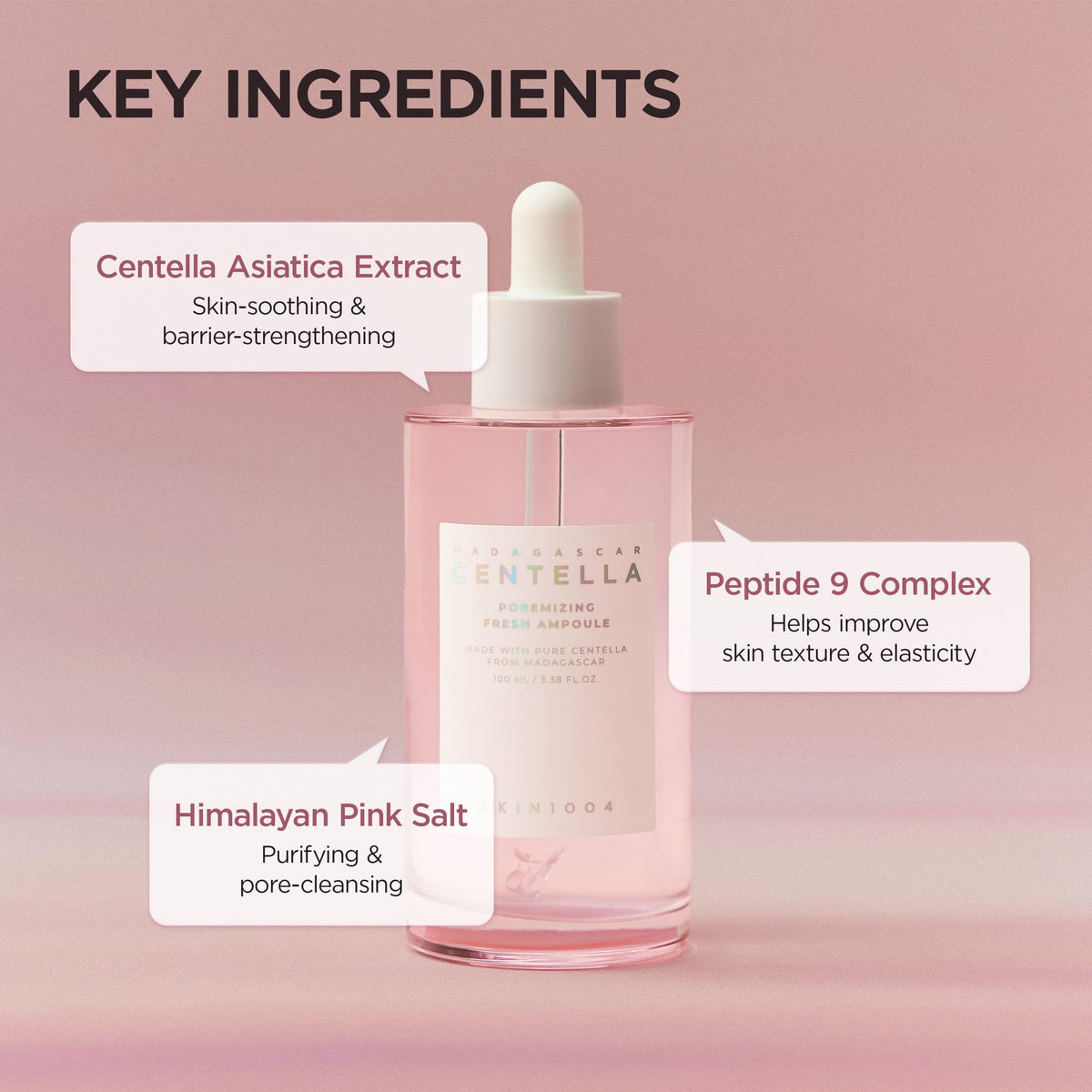 SKIN1004 Centella Poremizing Fresh Ampoule 50ml ingredients
